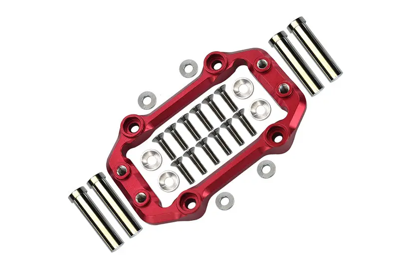 Aluminium Servo Mount For Arrma 1:8 Kraton 6S / Outcast 6S / Notorious 6S / Kraton 6S V5 / Notorious 6S V5 / 1:7 Fireteam 6S Upgrades - 1 Set Red 1