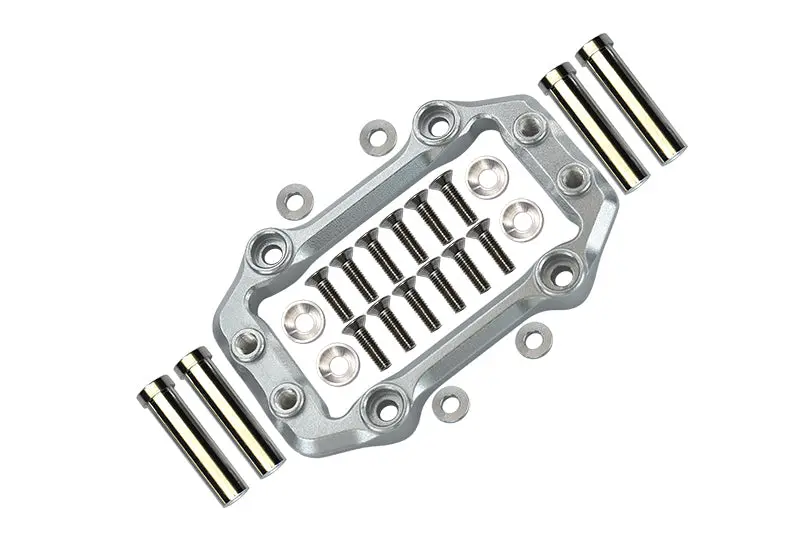 Aluminium Servo Mount For Arrma 1:8 Kraton 6S / Outcast 6S / Notorious 6S / Kraton 6S V5 / Notorious 6S V5 / 1:7 Fireteam 6S Upgrades - 1 Set Silver 1