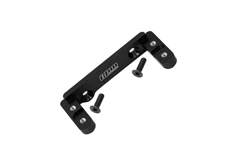 Aluminum 2-Speed Transmission Servo Mount For Axial 1/6 Scx6 Jeep Jlu Wrangler Axi05000 - 3Pc Set Black 1