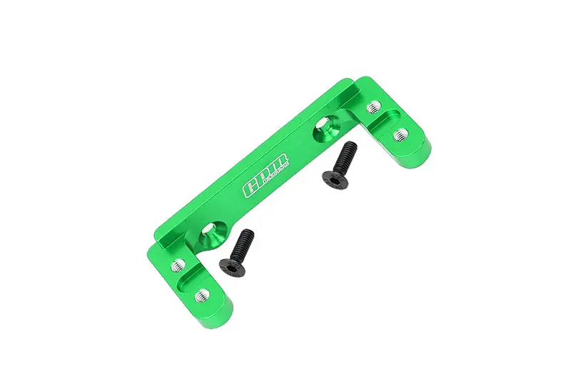 Aluminum 2-Speed Transmission Servo Mount For Axial 1/6 Scx6 Jeep Jlu Wrangler Axi05000 - 3Pc Set Green 1