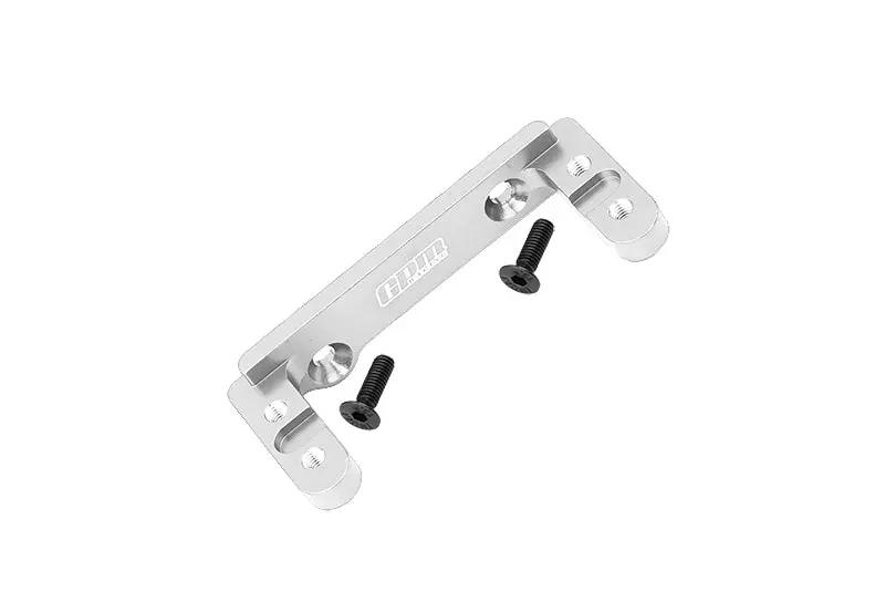 Aluminum 2-Speed Transmission Servo Mount For Axial 1/6 Scx6 Jeep Jlu Wrangler Axi05000 - 3Pc Set Silver 1