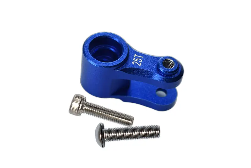 Aluminum 25T Servo Horn For Traxxas 1:10 4Wd Maxx 89076-4 / 4Wd Maxx With Widemaxx 89086-4 / 1:8 4Wd Maxx Slash 6S 102076-4 Upgrades - Blue 1