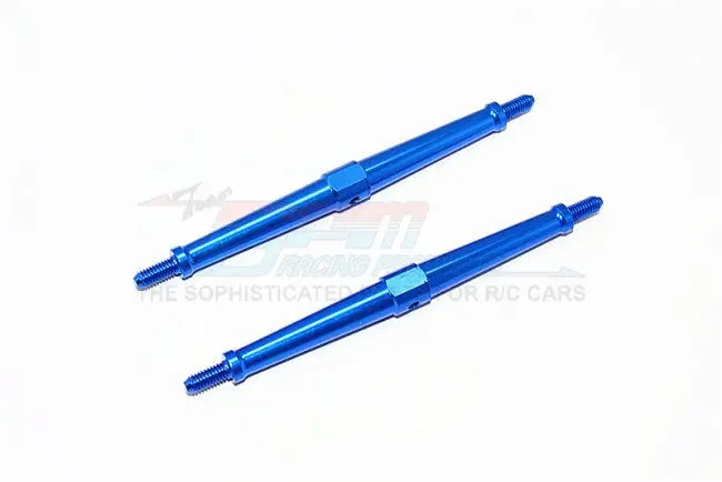 Aluminum 4Mm Clockwise And Anticlockwise Turnbuckles (Total Length 102Mm - Both Side Thread 9.5Mm) - 1Pr Blue 1