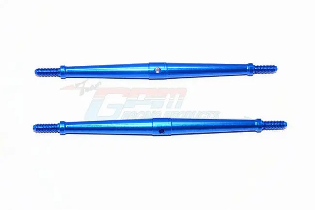 Aluminum 4Mm Clockwise And Anticlockwise Turnbuckles (Total Length 115.5Mm - Both Side Thread 12Mm) - 1Pr Blue 1