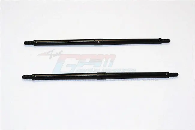 Aluminum 4Mm Clockwise And Anticlockwise Turnbuckles (Total Length 147.5Mm - Both Side Thread 10Mm) - 1Pr Black 1