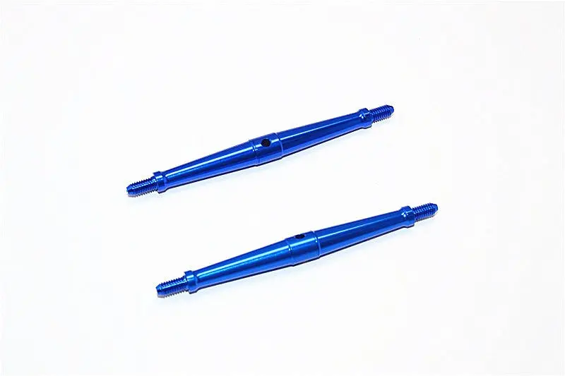 Aluminum 4Mm Clockwise And Anticlockwise Turnbuckles (Total Length 85.5Mm - Both Side Thread 8.5Mm) - 1Pr Blue 1