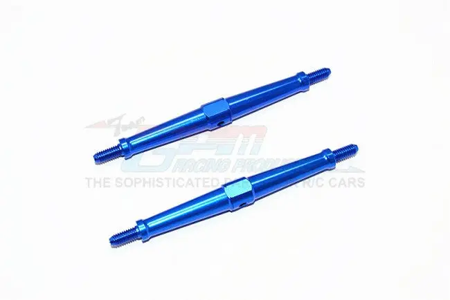 Aluminum 4Mm Clockwise And Anticlockwise Turnbuckles (Total Length 86.5Mm - Both Side Thread 9.5Mm) - 1Pr Blue 1