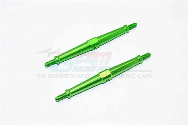 Aluminum 4Mm Clockwise And Anticlockwise Turnbuckles (Total Length 86.5Mm - Both Side Thread 9.5Mm) - 1Pr Green 1