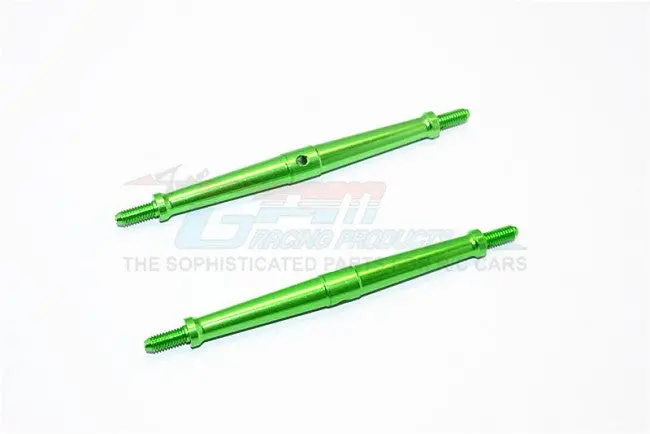 Aluminum 4Mm Clockwise And Anticlockwise Turnbuckles (Total Length 96Mm - Both Side Thread 10Mm) - 1Pr Green 1