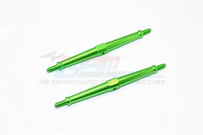 Aluminum 4Mm Clockwise And Anticlockwise Turnbuckles (Total Length 97.5Mm - Both Side Thread 9.5Mm) - 1Pr Green 1
