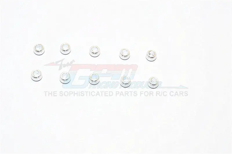 Aluminum 5.8Mm Balls Of 3Mm Hole And 4.5Mm Long - 10Pcs Silver 1