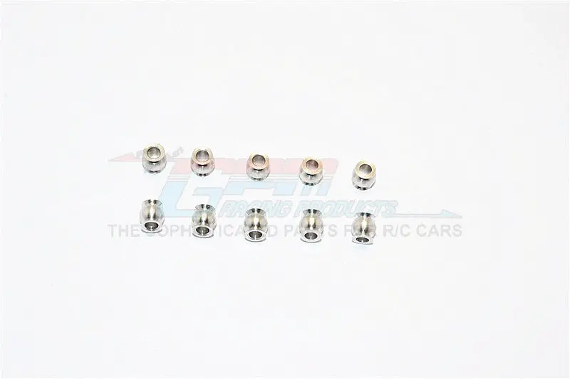Aluminum 5.8Mm Balls Of 3Mm Hole And 6.0Mm Long - 10Pcs Silver 1