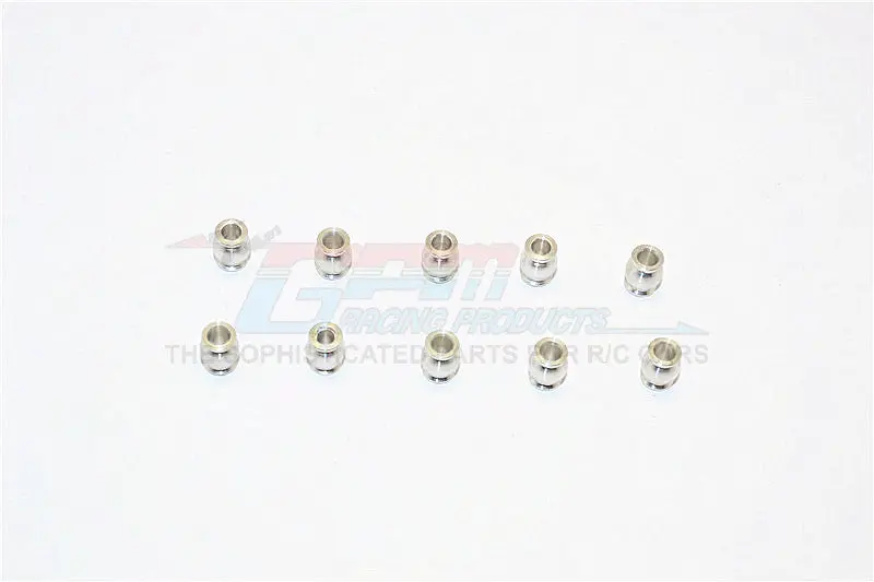Aluminum 5.8Mm Balls Of 3Mm Hole And 7.3Mm Long - 10Pcs Silver 1