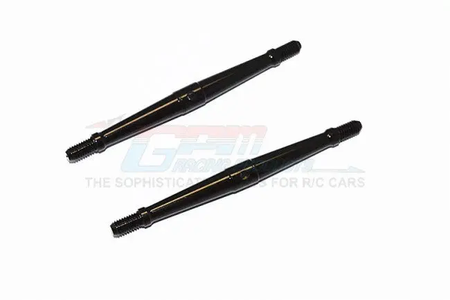 Aluminum 5Mm Clockwise And Anticlockwise Turnbuckles (Total Length 87Mm - Both Side Thread 10Mm) - 1Pr Black 1