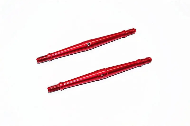 Aluminum 5Mm Clockwise And Anticlockwise Turnbuckles (Total Length 87Mm - Both Side Thread 10Mm) - 1Pr Red 1