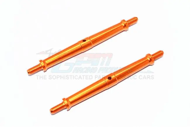 Aluminum 5Mm Clockwise And Anticlockwise Turnbuckles (Total Length 96Mm - Both Side Thread 11Mm) - 1Pr Orange 1