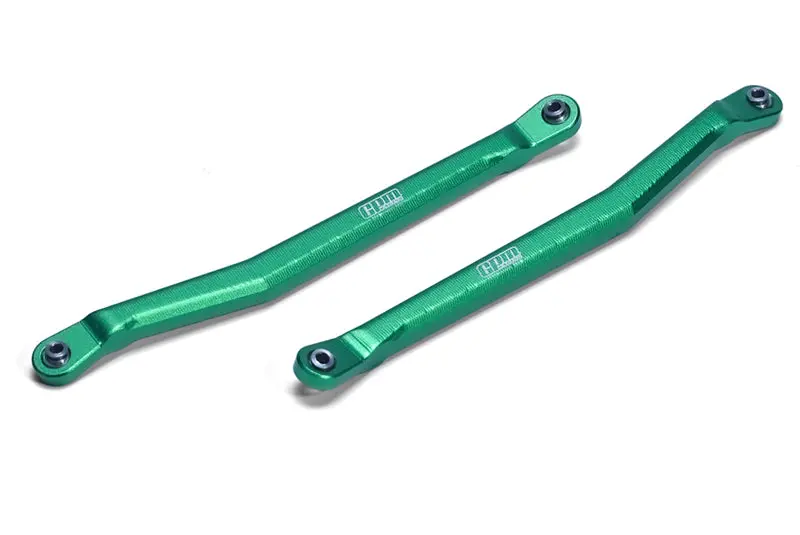 Aluminum 6061 Rear Chassis Links For Axial 1:10 Yeti 4Wd Rock Racer - Green 1