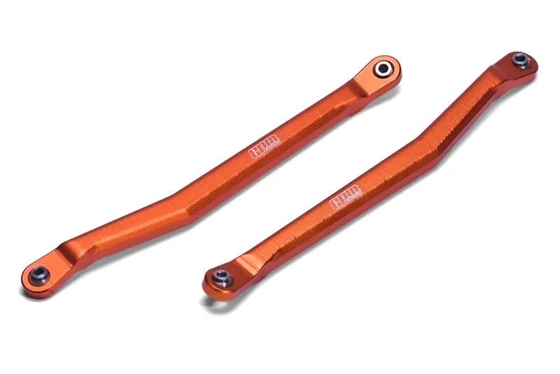 Aluminum 6061 Rear Chassis Links For Axial 1:10 Yeti 4Wd Rock Racer - Orange 1