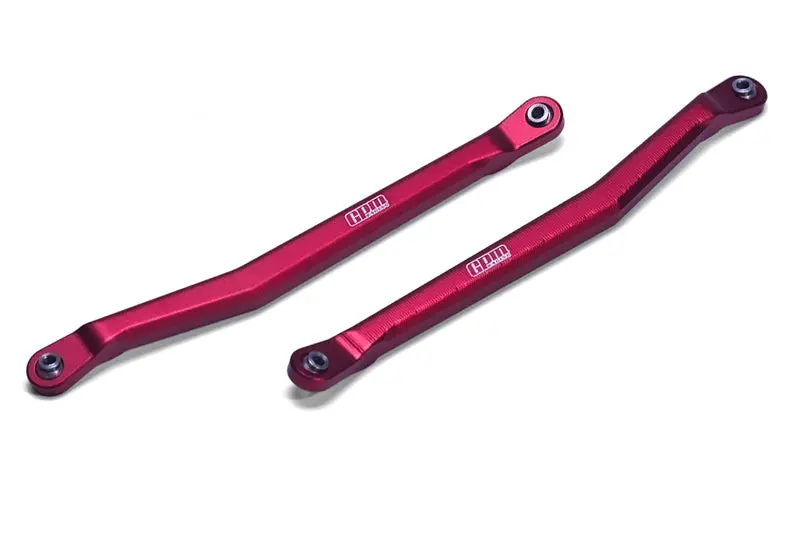 Aluminum 6061 Rear Chassis Links For Axial 1:10 Yeti 4Wd Rock Racer - Red 1