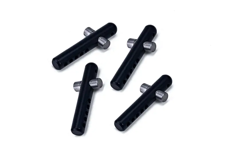Aluminum 6061 + Stainless Steel Front+Rear Body Post For Arrma 1:7 Infraction 6S Blx-Ara109001 / Infraction 6S V2-Ara7615v2 Upgrade Parts - Black 1