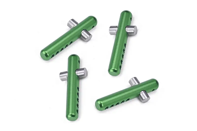 Aluminum 6061 + Stainless Steel Front+Rear Body Post For Arrma 1:7 Infraction 6S Blx-Ara109001 / Infraction 6S V2-Ara7615v2 Upgrade Parts - Green 1