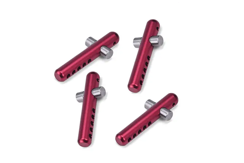 Aluminum 6061 + Stainless Steel Front+Rear Body Post For Arrma 1:7 Infraction 6S Blx-Ara109001 / Infraction 6S V2-Ara7615v2 Upgrade Parts - Red 1