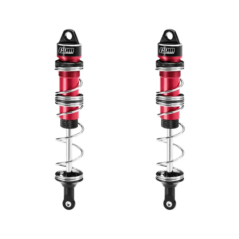 Aluminum 6061-T6 Alloy Front Double Section Spring Shock 125Mm For Losi 1/6 8Ight-X Super Lasernut 4Wd Brushless Buggy Rtr-Los04019 Upgrades - Red 1