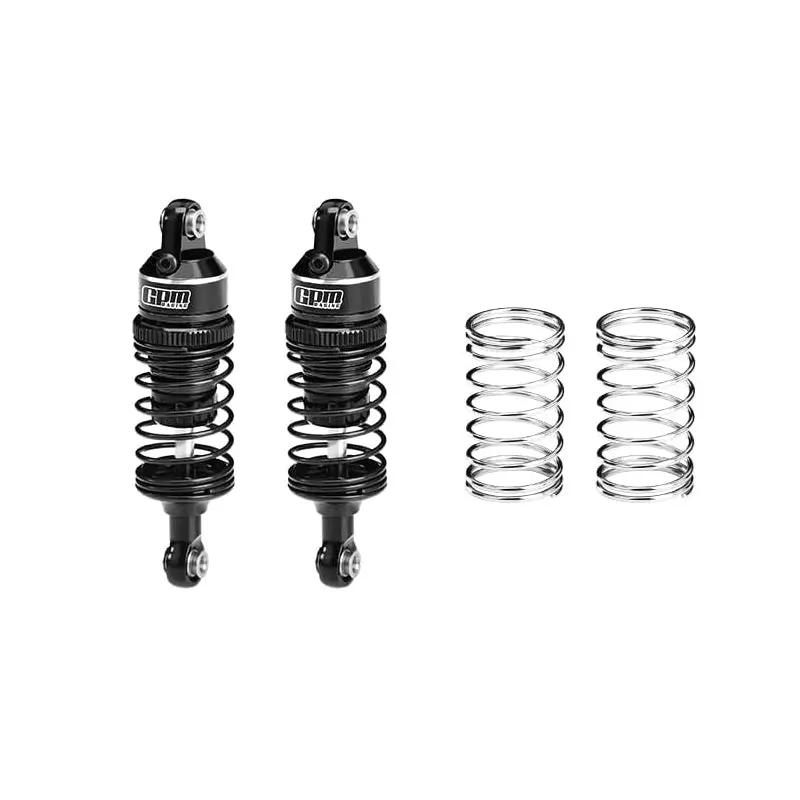 Aluminum 6061-T6 Alloy Front Or Rear Adjustable Progressive Spring Shock 63Mm For Traxxas 1/16 Mini Slash 4X4 Short Course Truck-108164-1 Upgrades - Black 1