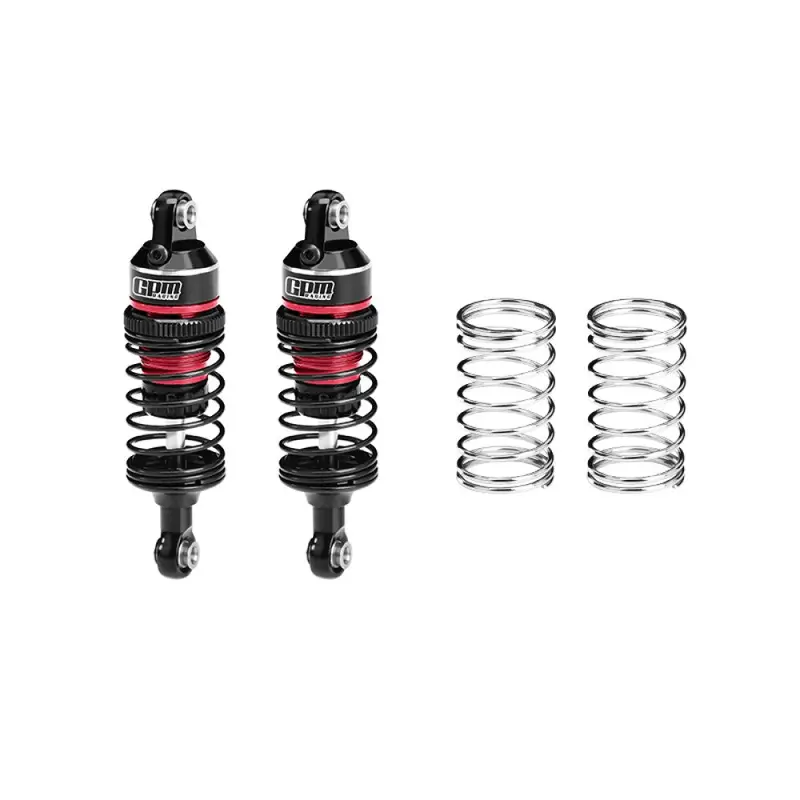 Aluminum 6061-T6 Alloy Front Or Rear Adjustable Progressive Spring Shock 63Mm For Traxxas 1/16 Mini Slash 4X4 Short Course Truck-108164-1 Upgrades - Red 1