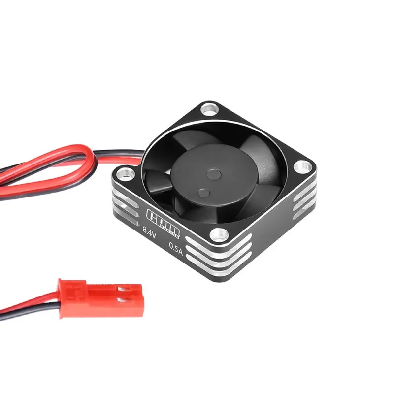 Aluminum 6061-T6 Alloy Metal Frame Waterproof Cooling Fan 35X10mm High Speed 20000Rpm - Black 1
