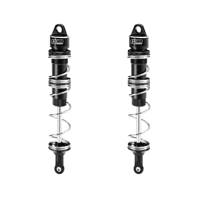 Aluminum 6061-T6 Alloy Rear Double Section Spring Dampers 135Mm For Losi 1/6 8Ight-X Super Lasernut 4Wd Brushless Buggy Rtr-Los04019 Upgrades - Black 1