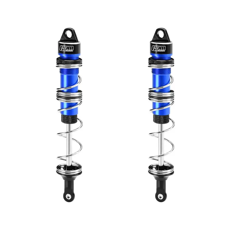 Aluminum 6061-T6 Alloy Rear Double Section Spring Dampers 135Mm For Losi 1/6 8Ight-X Super Lasernut 4Wd Brushless Buggy Rtr-Los04019 Upgrades - Blue 1
