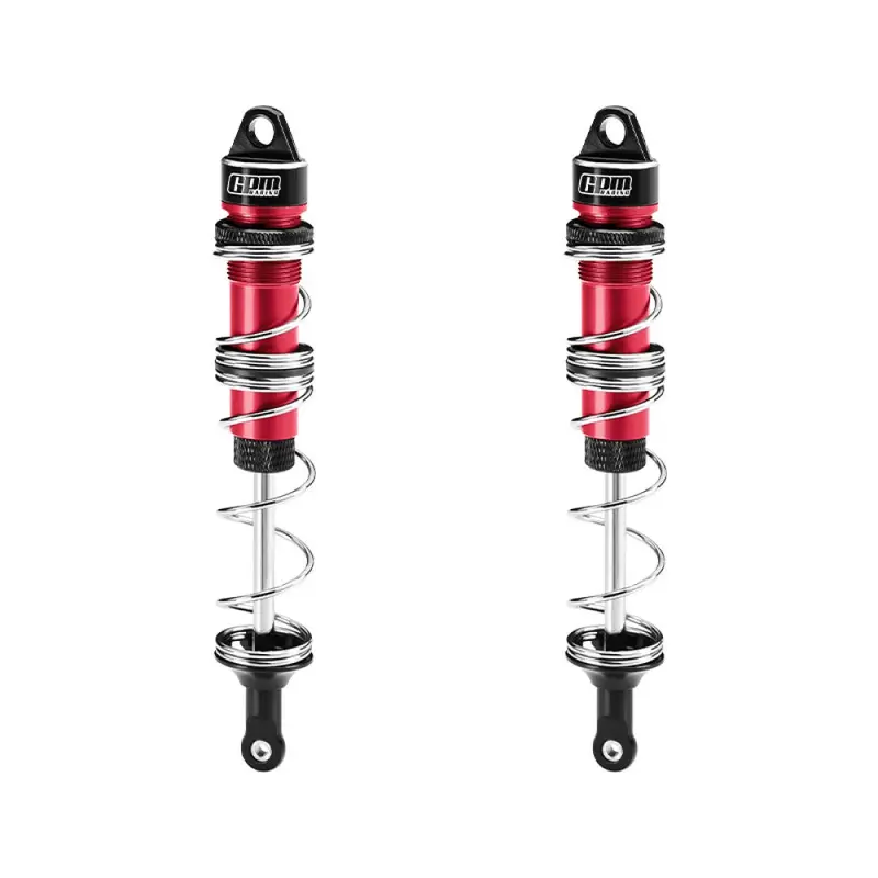 Aluminum 6061-T6 Alloy Rear Double Section Spring Dampers 135Mm For Losi 1/6 8Ight-X Super Lasernut 4Wd Brushless Buggy Rtr-Los04019 Upgrades - Red 1