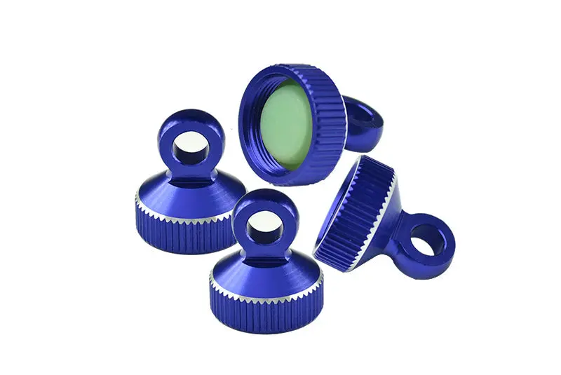 Aluminum 6061-T6 Damper Top Cap For Gpm Optional And Original Shock Absorbers For Traxxas 1/10 Rc Cars And Trucks - Blue 1
