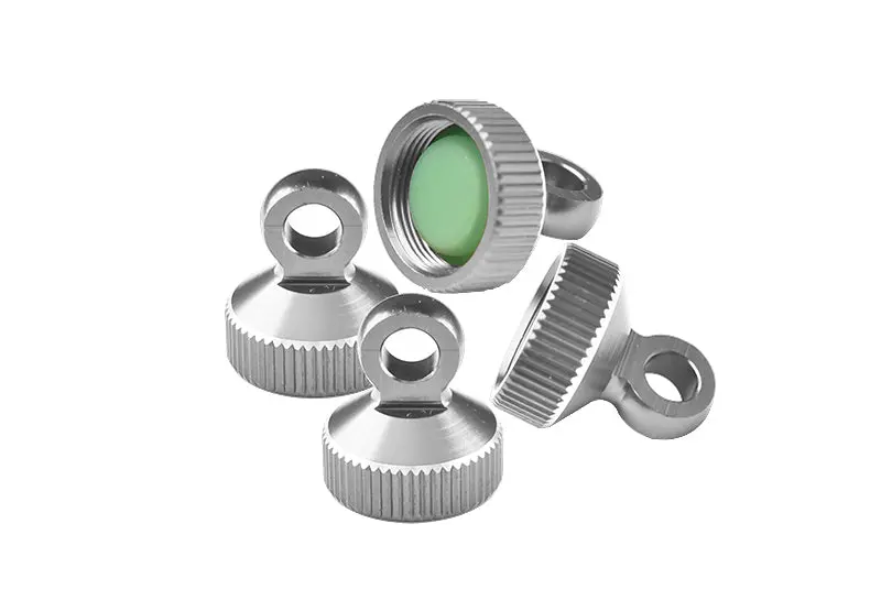 Aluminum 6061-T6 Damper Top Cap For Gpm Optional And Original Shock Absorbers For Traxxas 1/10 Rc Cars And Trucks - Silver 1