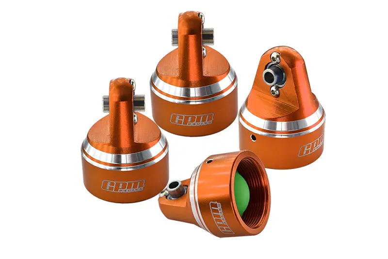 Aluminum 6061-T6 Damper Top Cap For Gpm Optional And Original X-Maxx 6S / X-Maxx 8S / Xrt 8S Shock Absorbers - Orange 1