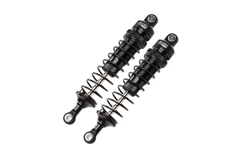 Aluminum 6061-T6 Front Adjustable Spring Dampers (102Mm) For Losi 1/10 Baja Rey 4Wd Desert Truck Los03008 Upgrades - Black 1