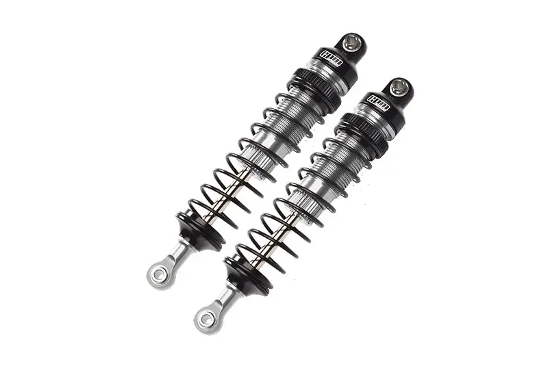 Aluminum 6061-T6 Front Adjustable Spring Dampers (102Mm) For Losi 1/10 Baja Rey 4Wd Desert Truck Los03008 Upgrades - Silver 1
