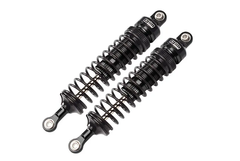 Aluminum 6061-T6 Front Adjustable Spring Dampers (102Mm) For Losi 1/10 Hammer Rey U4 Rock Racer-Los03030 Upgrades - Black 1