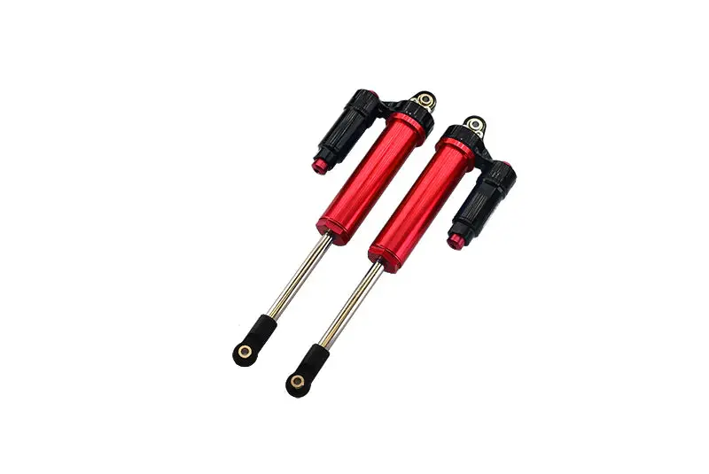 Aluminum 6061-T6 Front L-Shape Piggy Back (Built-In Piston) Internal Damper 135Mm For Traxxas 1:7 Unlimited Desert Racer Udr Pro-Scale 4X4 (#85076-4) Upgrades - Red 1