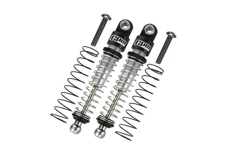 Aluminum 6061-T6 Front Or Rear Damper 38Mm For Kyosho 1/18 Mini-Z 4X4 Suzuki Jimny Sierra Apio Jimny Ts4-32525 Upgrades - Silver 1