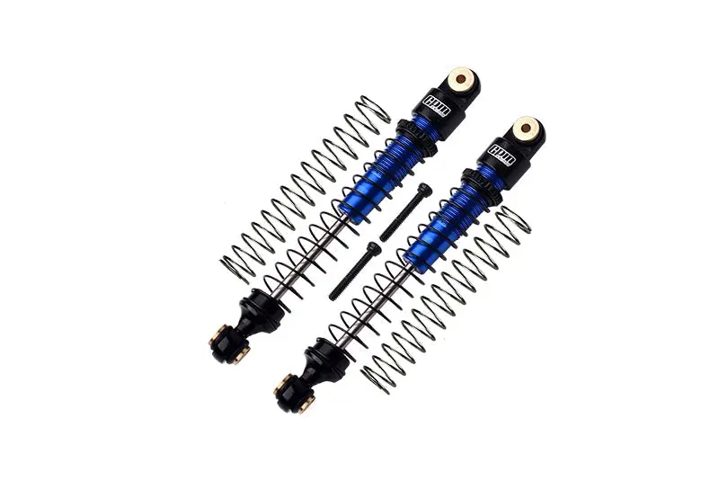 Aluminum 6061-T6 Front Or Rear Dampers 49Mm For Axial 1/24 Ax24 Xc-1 4Ws Crawler Brushed Rtr Axi00003 Upgrades - Blue 1