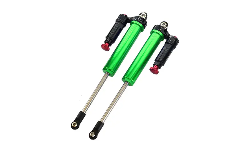 Aluminum 6061-T6 Rear L-Shape Piggy Back (Built-In Piston) Internal Damper 160Mm For Traxxas 1:7 Unlimited Desert Racer Udr Pro-Scale 4X4 (#85076-4) Upgrades - Green 1