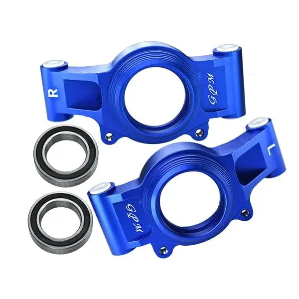 Aluminum 6061-T6 Rear Oversized Knuckle Arms For Traxxas 1:5 X Maxx 6S / X Maxx 8S / Xrt 8S Monster Truck Upgrades - 4Pc Set Blue 1