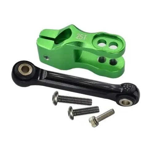 Aluminum 6061-T6 Servo Horn With Tie Rods For Traxxas Unlimited Desert Racer Udr 4X4 85076-4 - 5Pc Set Green 1