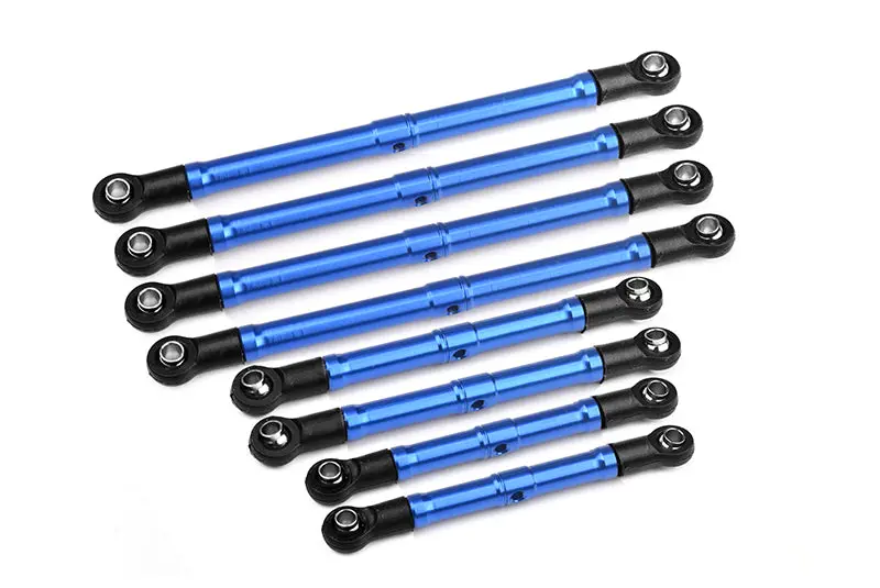 Aluminum 6061-T6 Suspension Link Set For Traxxas 1:18 Trx4m K10 High Trail Crawler 97064-1 Upgrade Parts - Blue 1