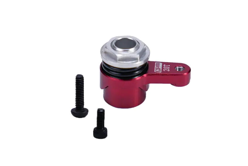 Aluminum 7075 20T Servo Horn With Built-In Spring For Losi 1/18 Mini Lmt 4X4 Brushed Monster Truck Rtr-Los01026 Upgrade Parts - Red 1