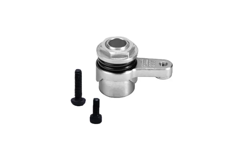Aluminum 7075 20T Servo Horn With Built-In Spring For Losi 1/18 Mini Lmt 4X4 Brushed Monster Truck Rtr-Los01026 Upgrade Parts - Silver 1