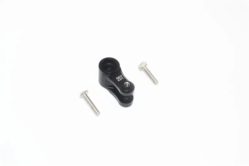 Aluminum 7075 25T Servo Horn For Traxxas 1:10 4Wd Maxx 89076-4 / 4Wd Maxx With Widemaxx 89086-4 / 1:8 4Wd Maxx Slash 6S 102076-4 Upgrades - Black 1