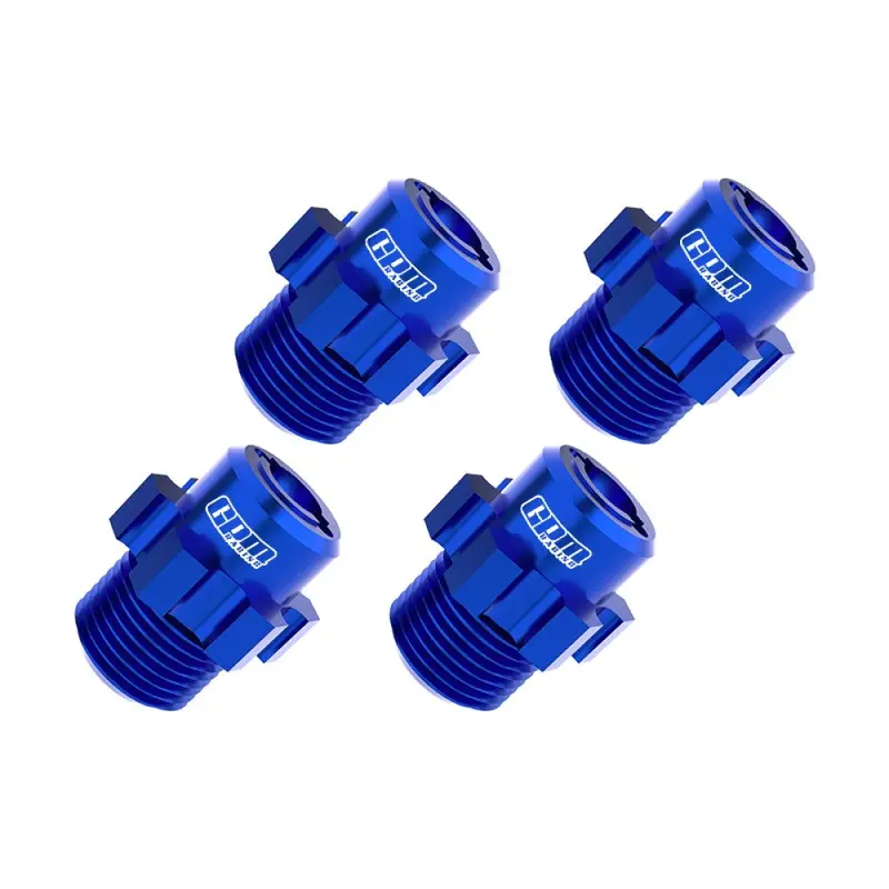 Aluminum 7075 Alloy 17Mm Wheel Hubs For Traxxas 1:8 Jato 4X4 Vxl Brushless Buggy Upgrades - Blue 1